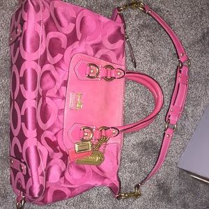 Hot pink {Coach} purse